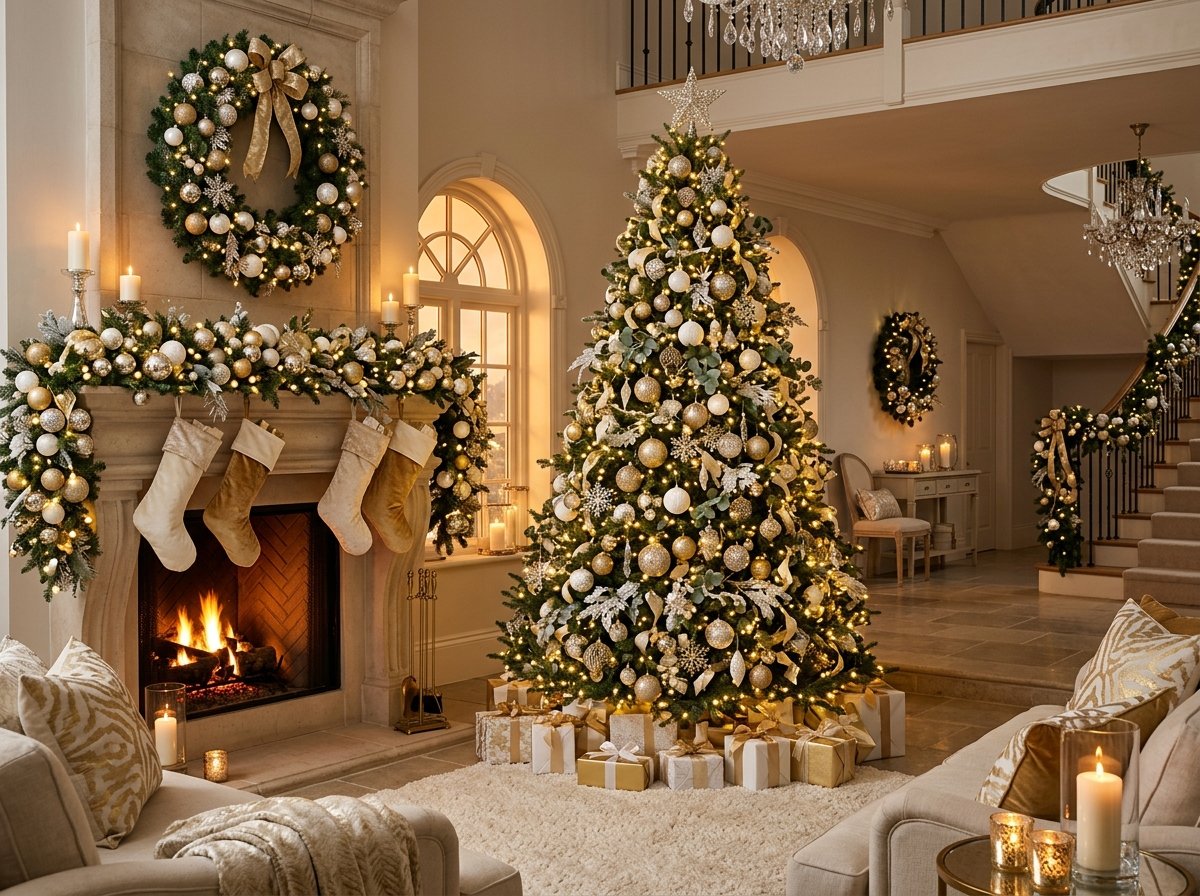 Decoración de fin de año y navidad